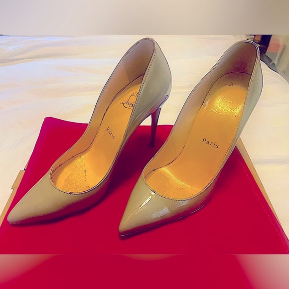 Christian Louboutin Patent Pigalle Follies 100 Pumps - Picture 3 of 7